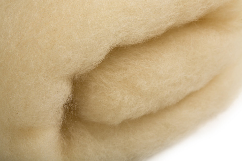 Sheep wool used in Besky Premium products (detail)