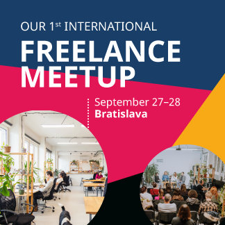 Our 1st international freelance meetup — September 27-28 in Bratislava, Slovakia