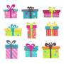 Colorful Gifts Icons