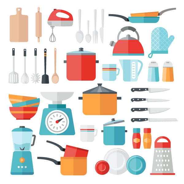 Icons Of Kitchen Tools