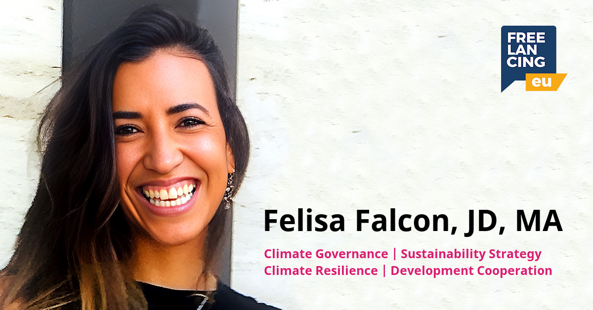 Felisa Falcon, JD, MA — climate governance & sustainability, senior ...