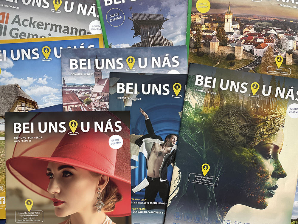 Magazine design Bei  Uns / U nás