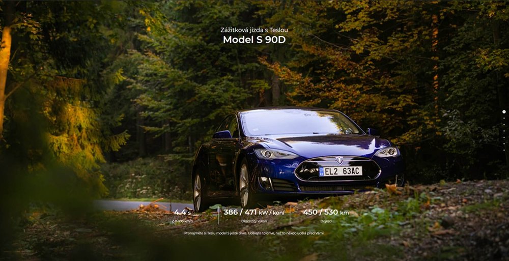 STeslou.cz  — a Tesla cars rental