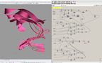 Grasshopper modeling of a complex 3D element in Rhino 3D CAD software