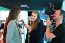 Interview at an event (Elina Jutelyte)
