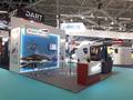 Exhibition stand for Bucher Aircraft Interior Solutions at Helitech (Amsterdam, Netherlands)