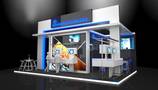 Design of an exhibition stand for Rohde & Schwarz at IDET (Prague, Czechia)