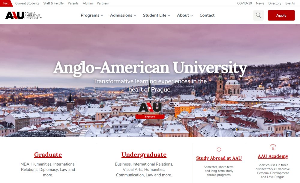 Anglo-American University in Prague