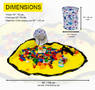 Dimensions of our toy storage basket