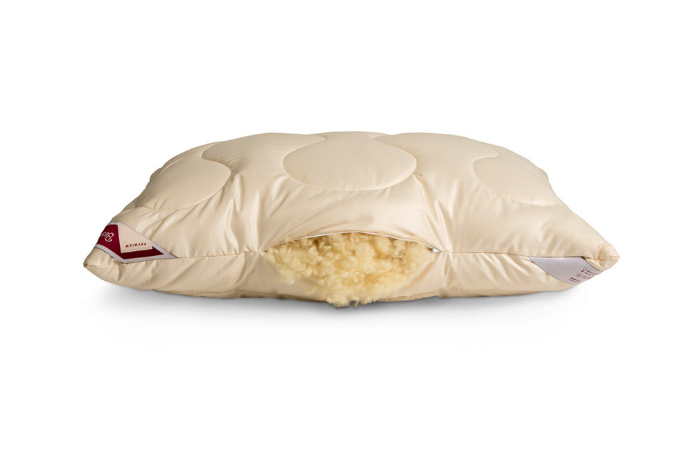 Wool pillow Besky Premium with extra filling
