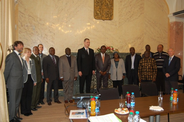Czech-French interpretation for the official delegation from Benin (Ales Burget)