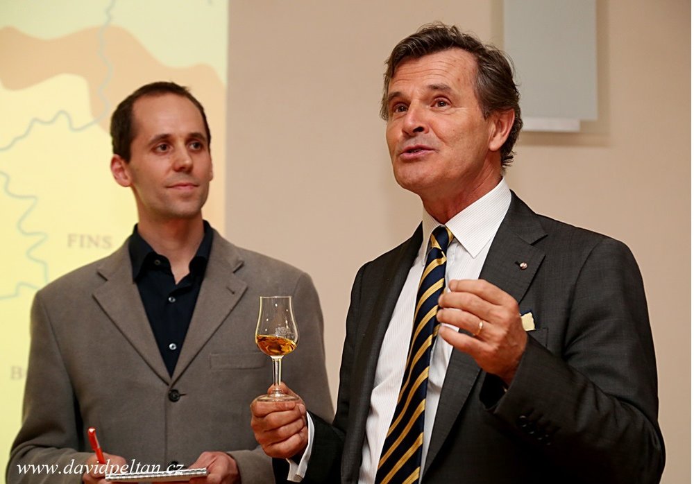 Interpreting at a tasting of Cognac Godet (Ales Burget)